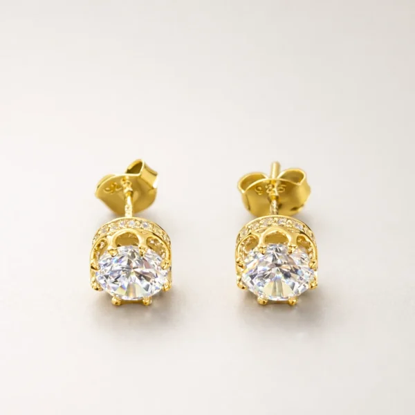 Essence CZ Gold Studs