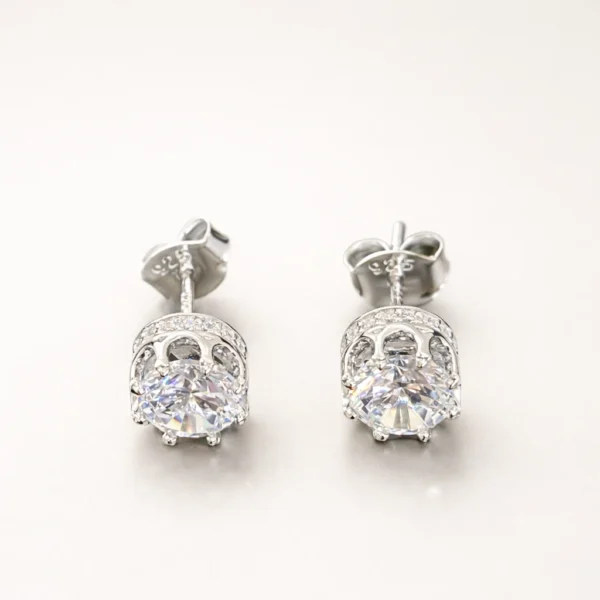 Essence CZ Silver Studs