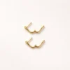 Lock Gold Hoop Earrings