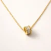 Roulette Gold Petite Necklace