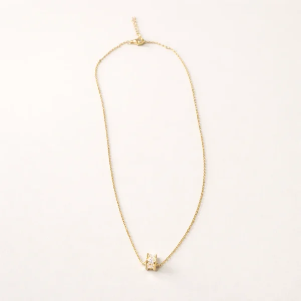 Roulette Gold Petite Necklace