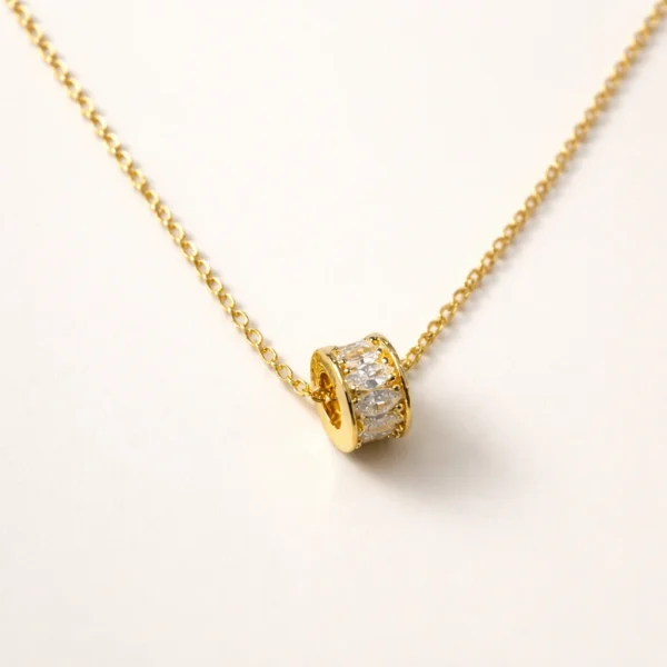 Roulette Gold Petite Necklace