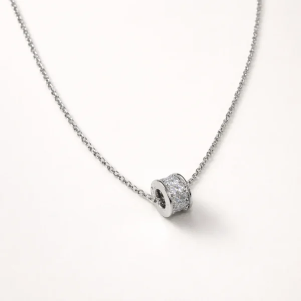 Roulette Silver Petite Necklace