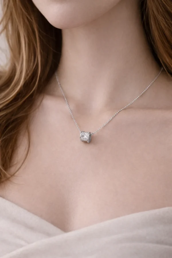 Roulette Silver Petite Necklace